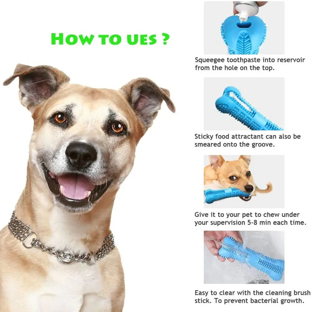 Soft Rubber Dog Toothbrushes Puppy