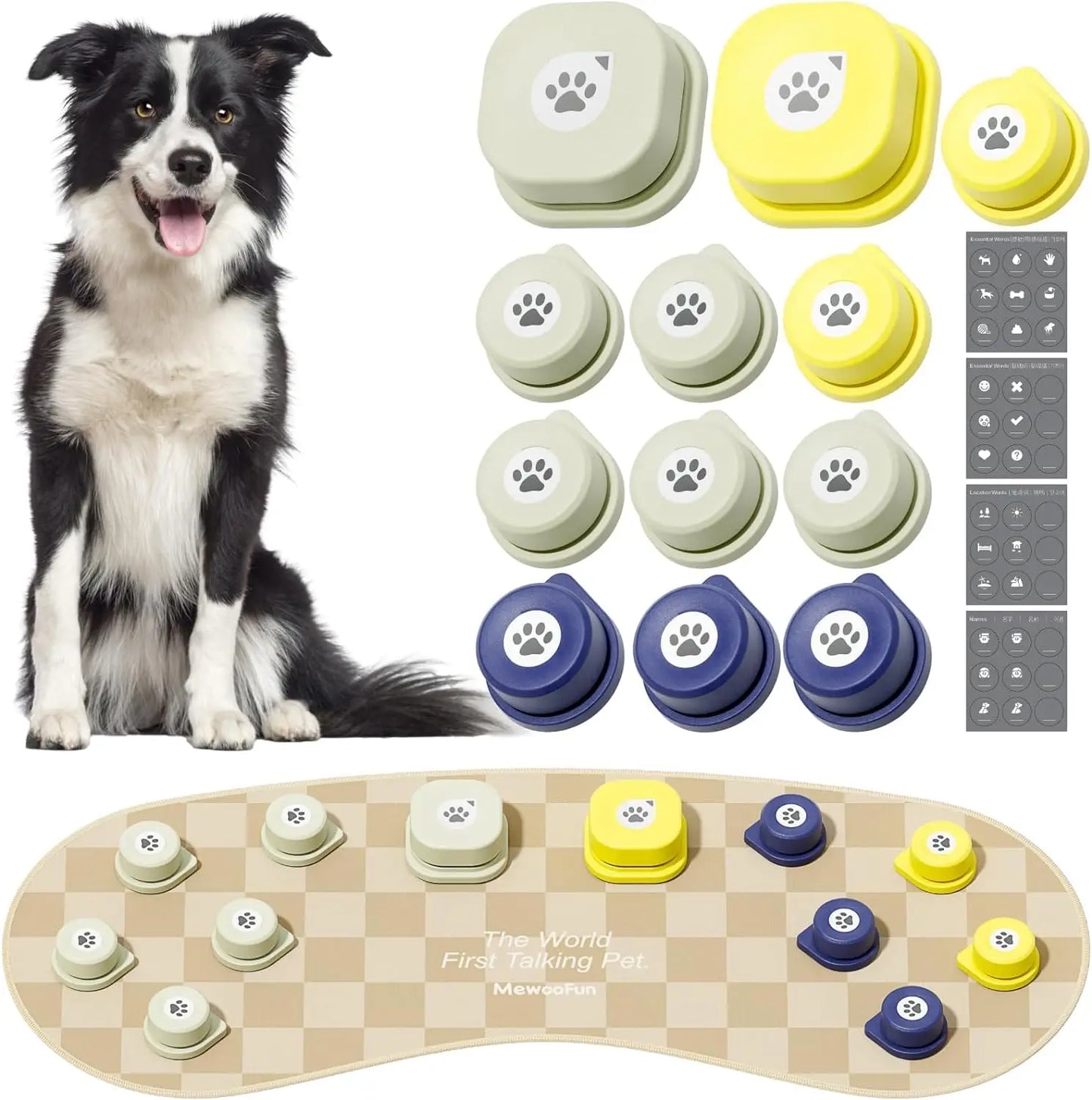 Mewoofun Dog Talking Button Set